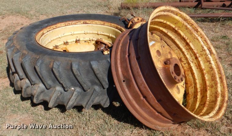 image for item FW9317 (2) John Deere wheels