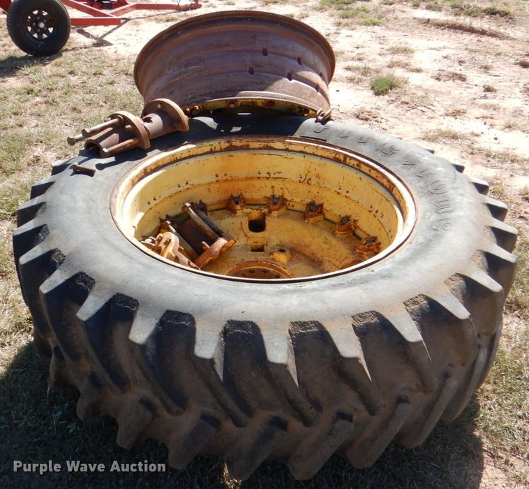 image for item FW9317 (2) John Deere wheels