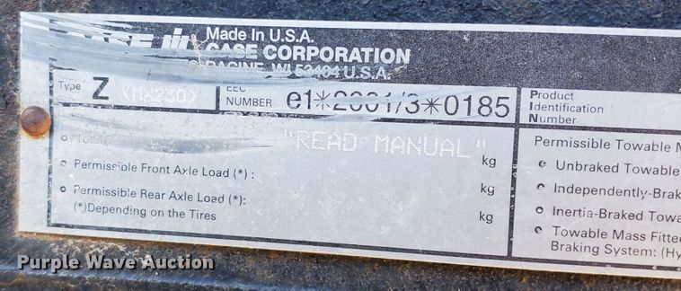 image for item GK9971 2004 Case MX230  MFWD tractor