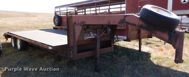 image for item IV9751 1981  shop built equipment trailer