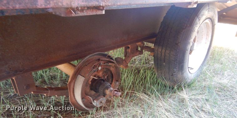 image for item IV9751 1981  shop built equipment trailer
