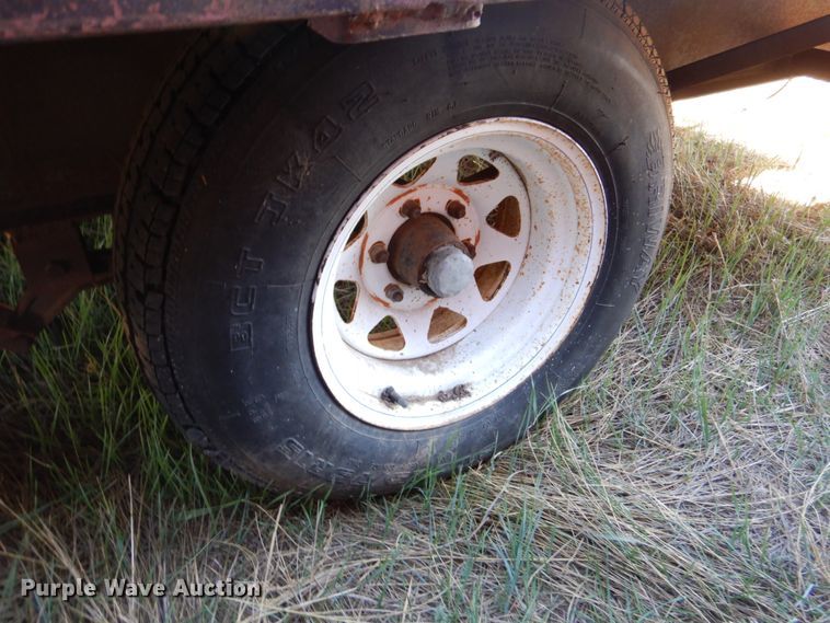 image for item IV9751 1981  shop built equipment trailer