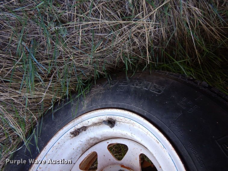 image for item IV9751 1981  shop built equipment trailer
