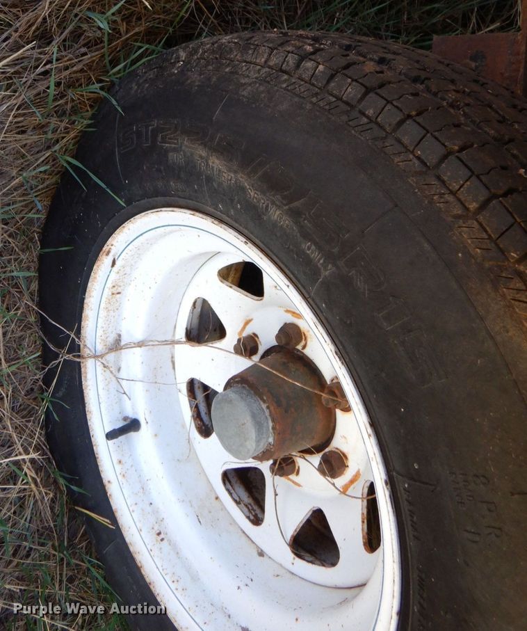 image for item IV9751 1981  shop built equipment trailer
