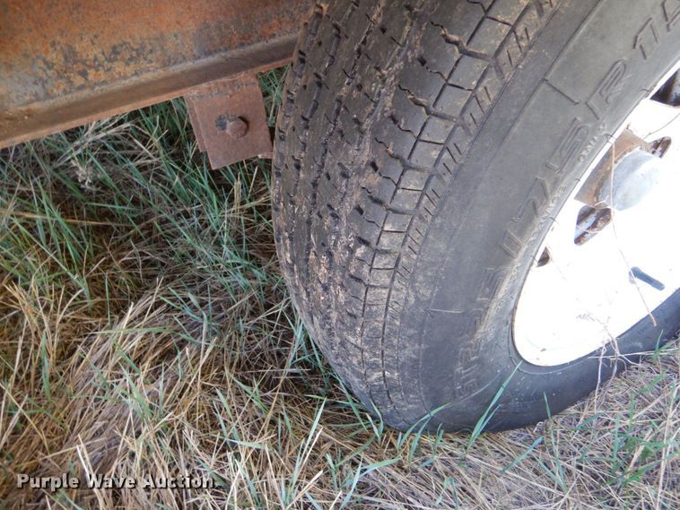 image for item IV9751 1981  shop built equipment trailer