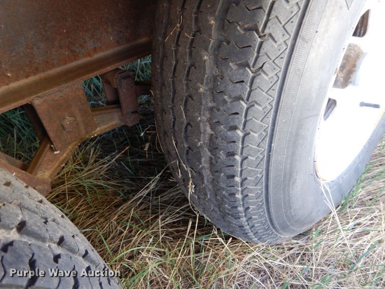 image for item IV9751 1981  shop built equipment trailer