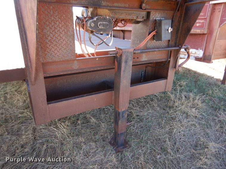 image for item IV9751 1981  shop built equipment trailer