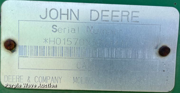 image for item JQ9431 John Deere 1570  implement caddy