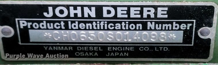 image for item KQ9172 1984 John Deere 650  tractor