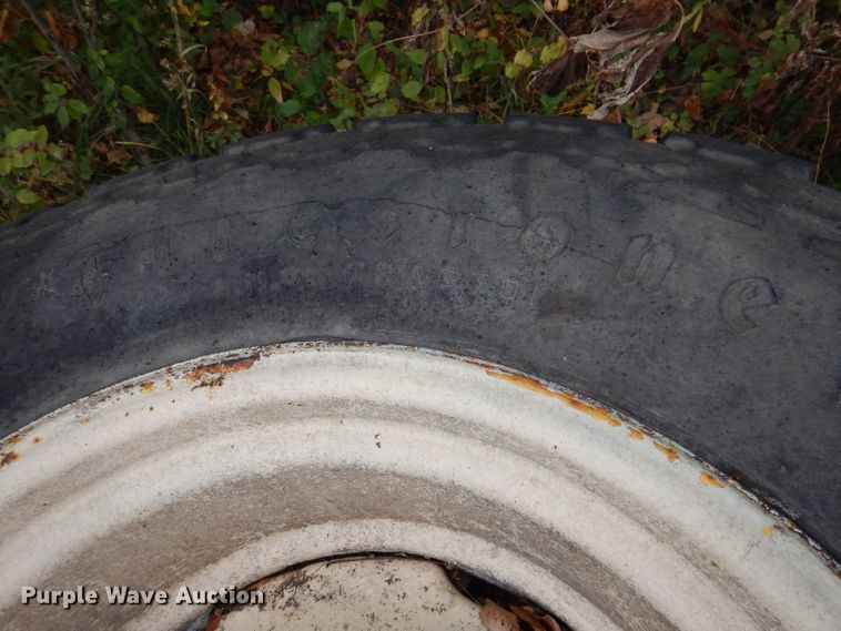 image for item KY9685 (2) Firestone 18.4-26 tires and wheels