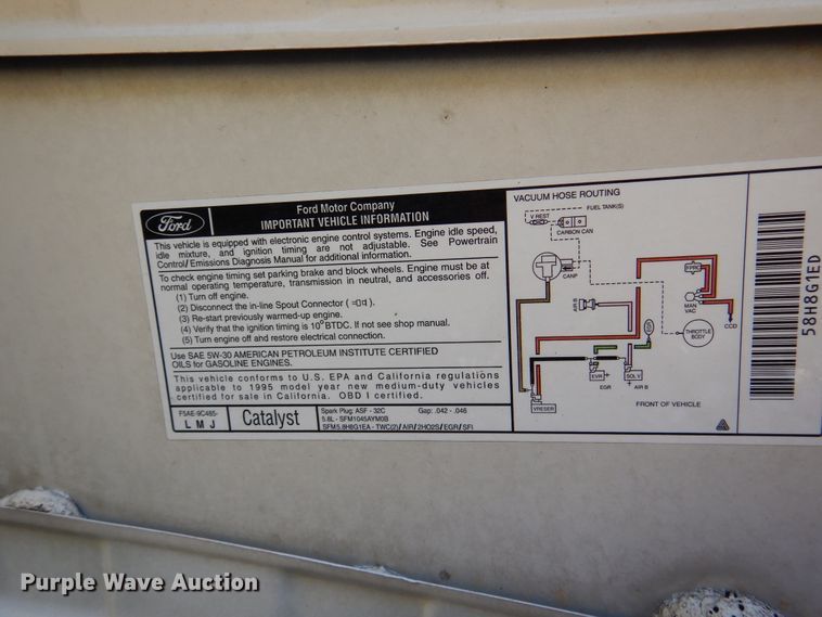 image for item DJ7414 1995 Ford Bronco  SUV