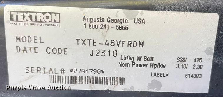 image for item DJ7426 Ez-go  golf cart