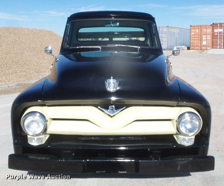 image for item DJ7501 1955 Ford F100  flatbed pickup truck