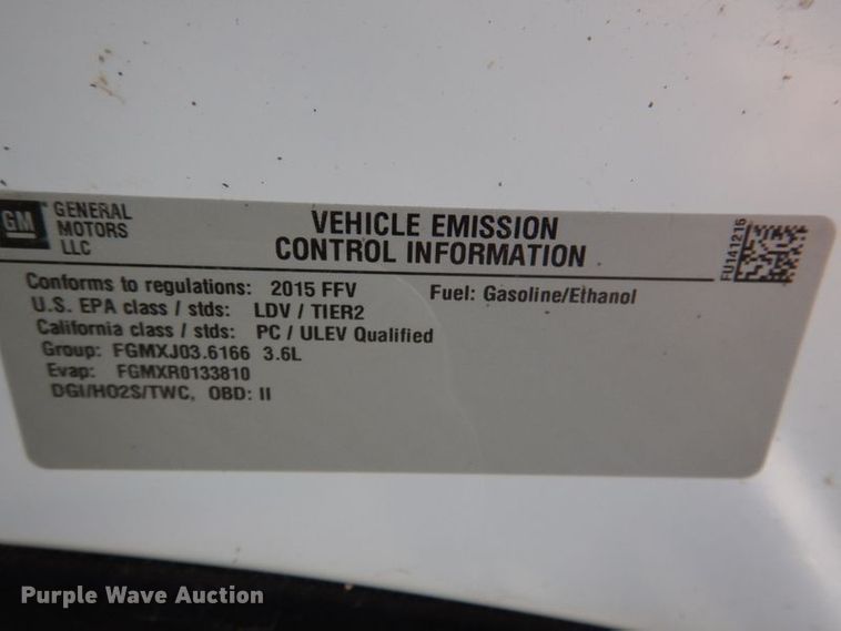 image for item DK1230 2015 Chevrolet Impala LT