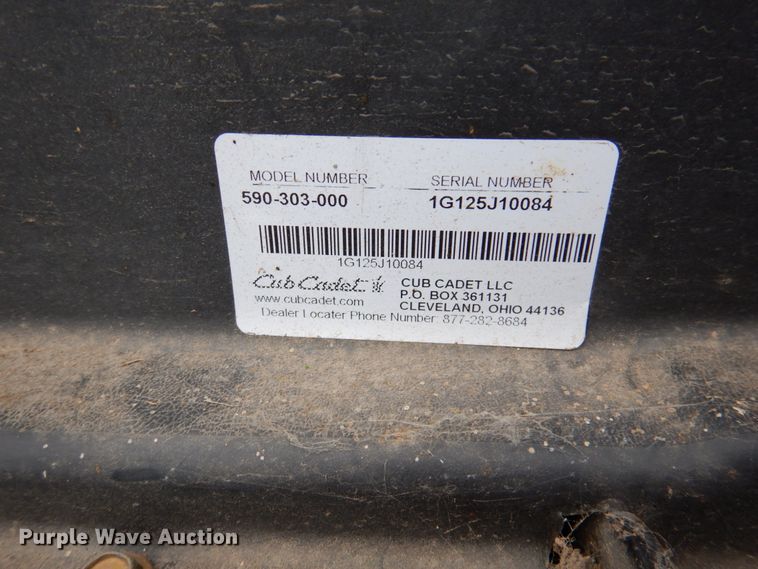 image for item DK1256 Cub Cadet RZT50  ZTR lawn mower