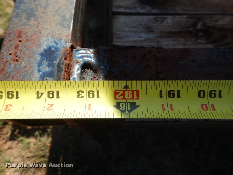 image for item DL0601 Shop built utility trailer