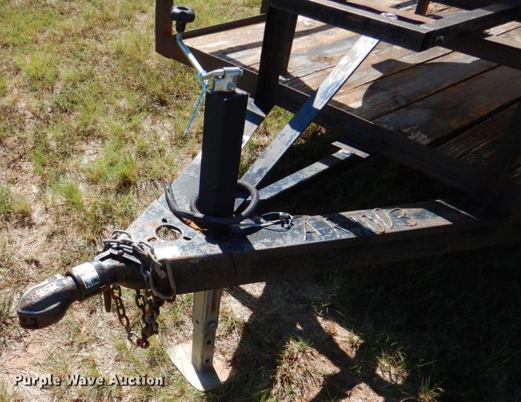 image for item DL0601 Shop built utility trailer