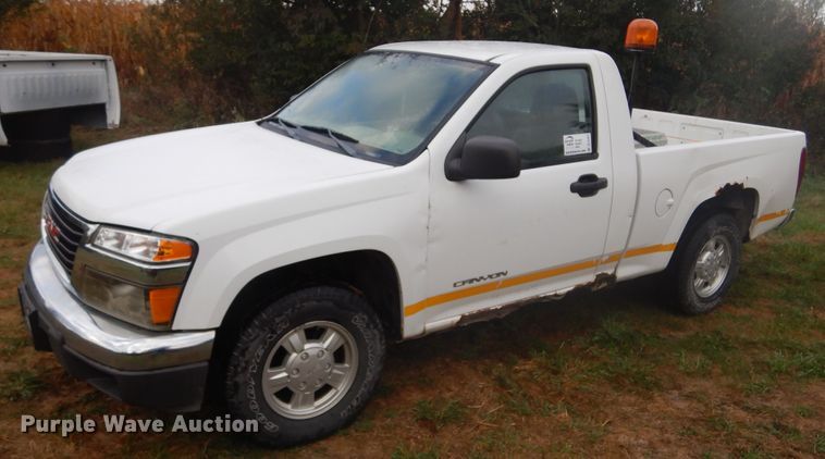 image for item DL6407 2004 GMC Canyon  pickup truck
