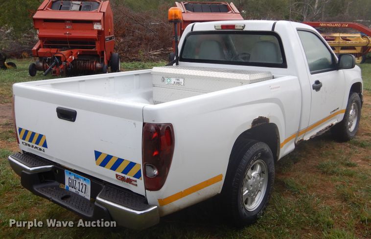 image for item DL6407 2004 GMC Canyon  pickup truck