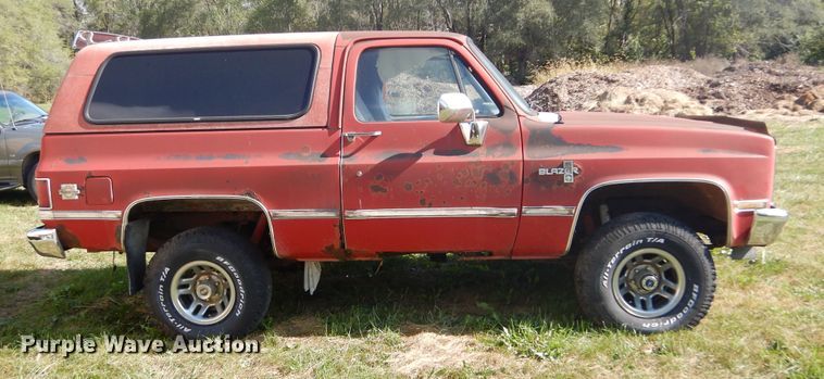 image for item DL6418 1988 Chevrolet Blazer  SUV