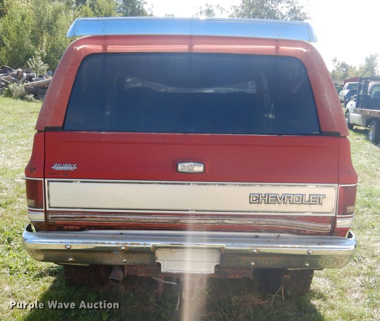 image for item DL6418 1988 Chevrolet Blazer  SUV
