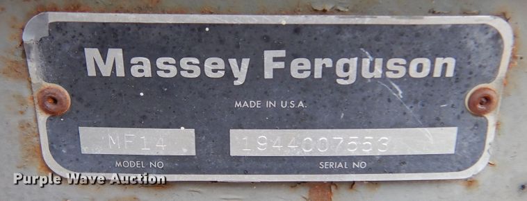 image for item DL6427 Massey Ferguson MF14  lawn mower