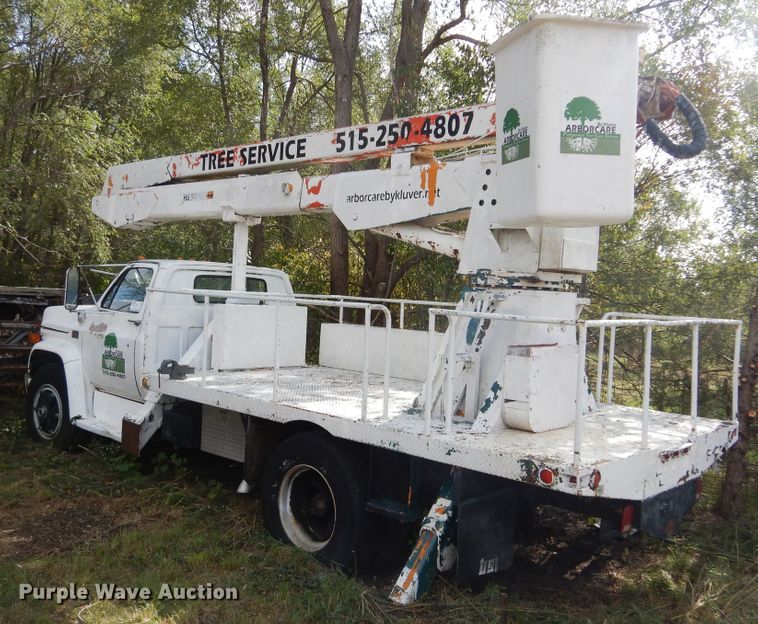 image for item DL6446 1986 GMC C7500  bucket truck