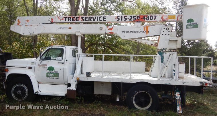 image for item DL6446 1986 GMC C7500  bucket truck