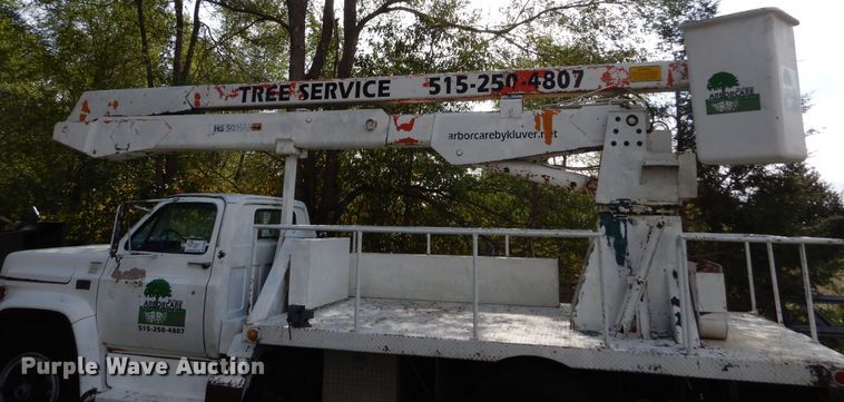 image for item DL6446 1986 GMC C7500  bucket truck