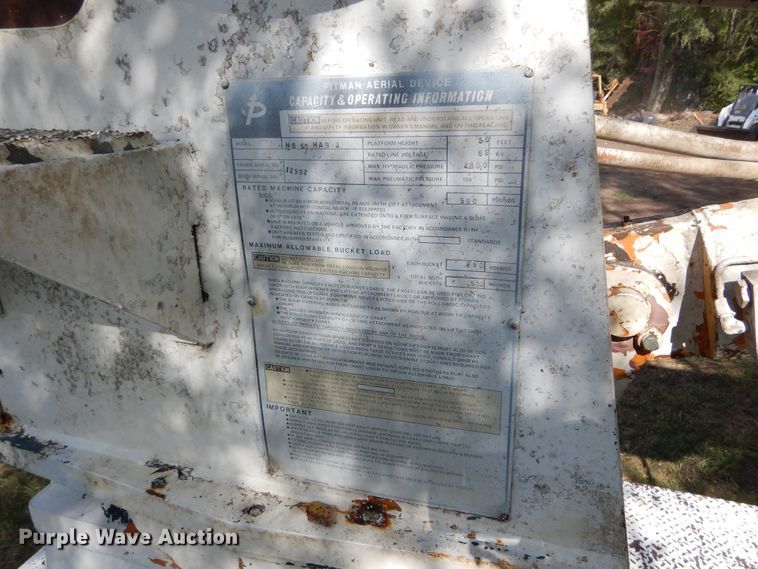 image for item DL6446 1986 GMC C7500  bucket truck