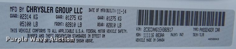 image for item DL6449 2014 Chrysler 300S