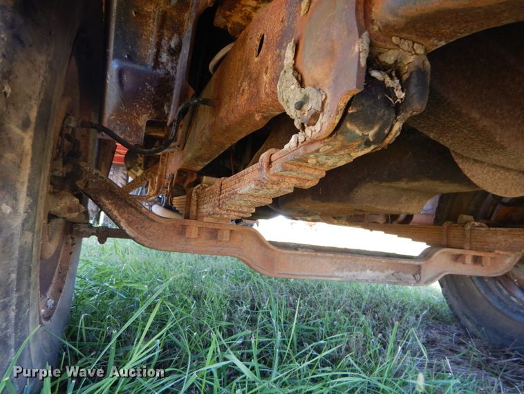 image for item DM0642 1956 International S162  dump flatbed truck