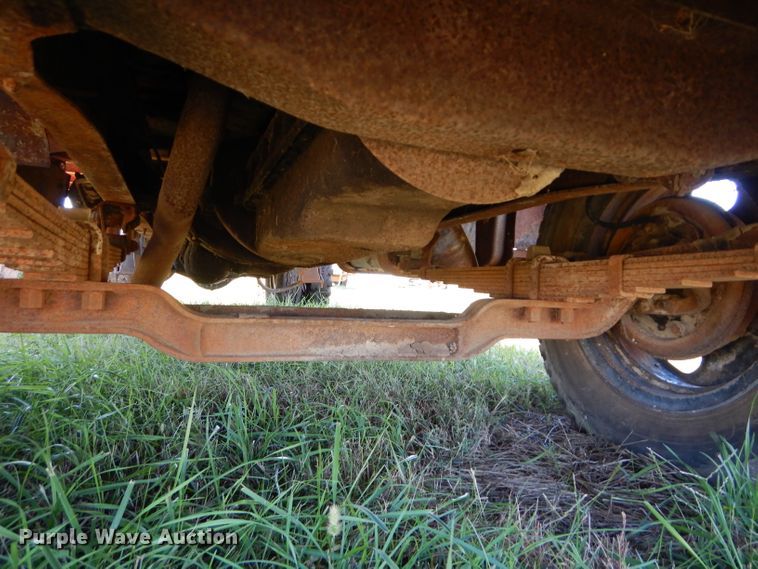 image for item DM0642 1956 International S162  dump flatbed truck