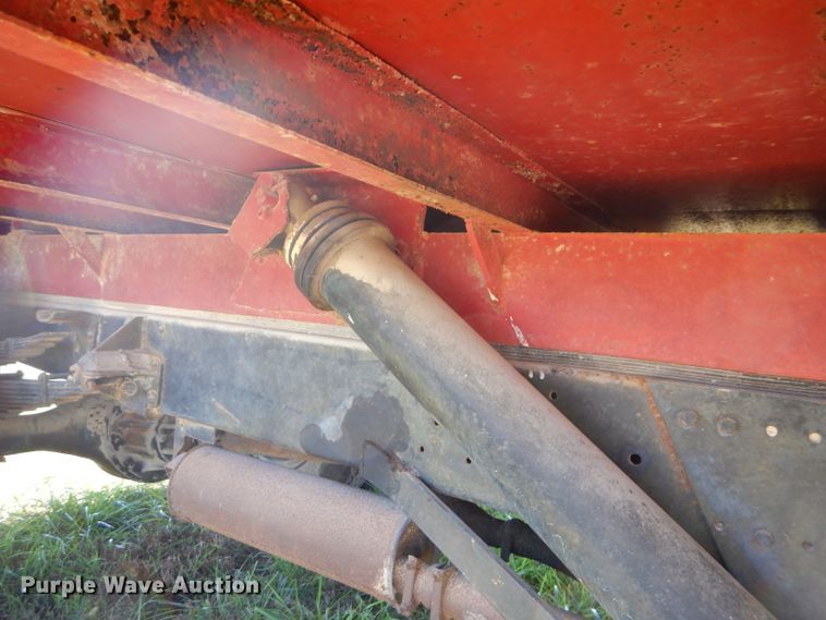 image for item DM0642 1956 International S162  dump flatbed truck