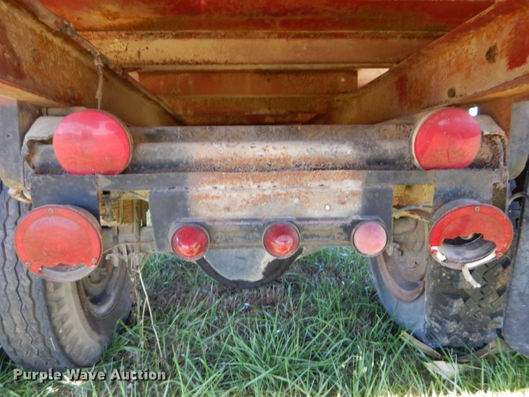 image for item DM0642 1956 International S162  dump flatbed truck