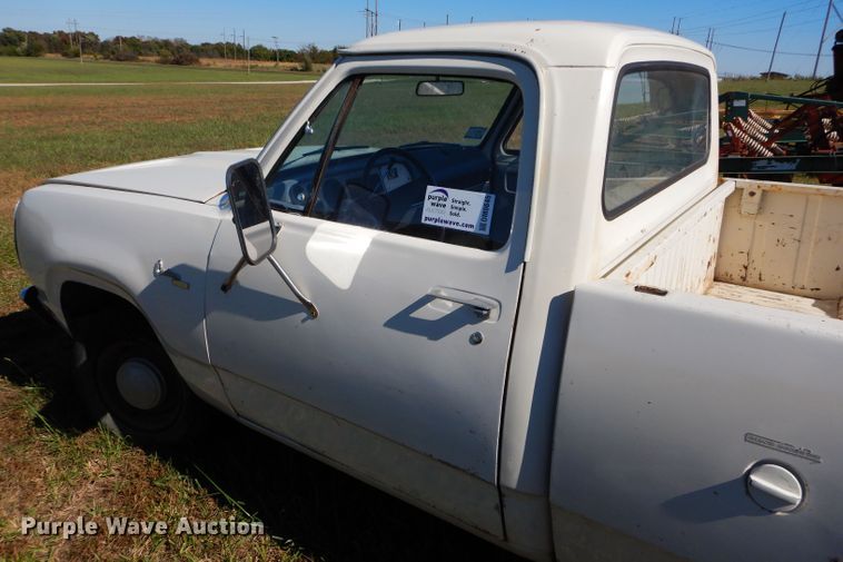 image for item DM0645 1978 Dodge 100  pickup truck