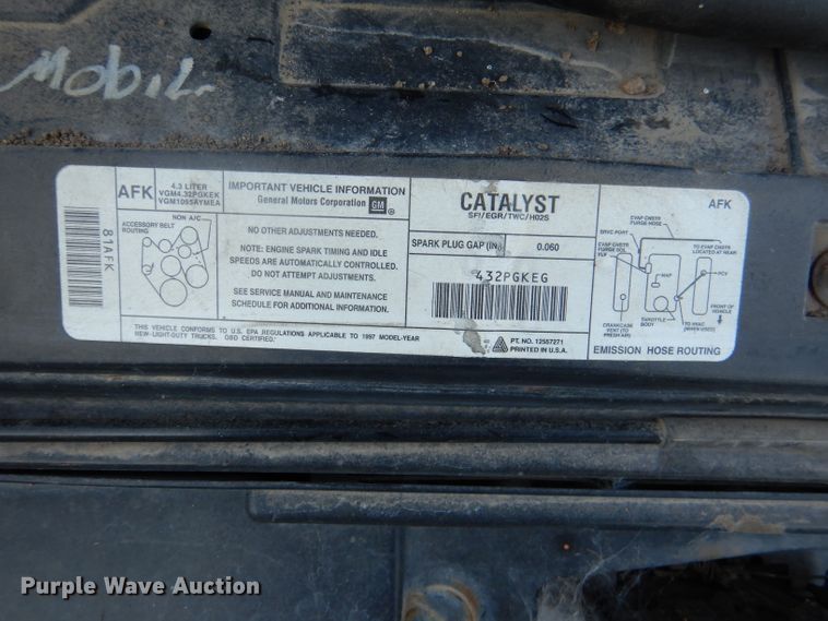 image for item DN5261 1997 Chevrolet Blazer  SUV