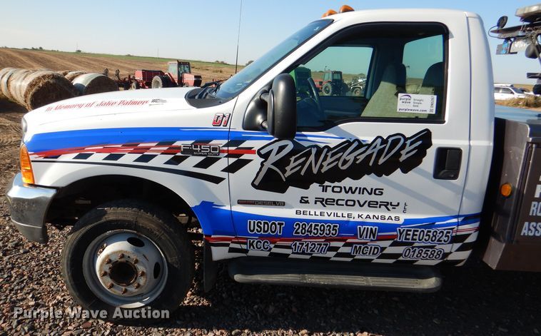 image for item DN5267 2000 Ford F450 Super Duty XL  tow truck