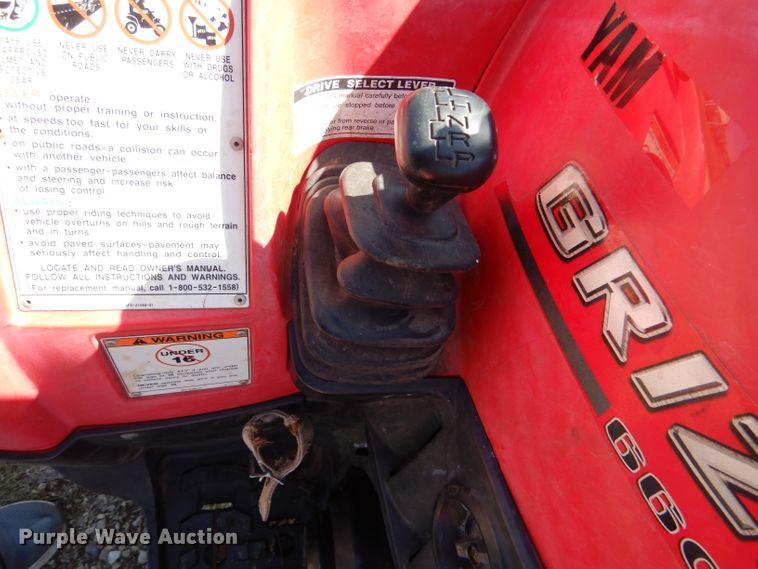 image for item DN5269 2004 Yamaha Grizzly 660  ATV