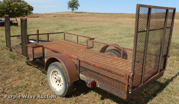 image for item DN5271 Shop built utility trailer