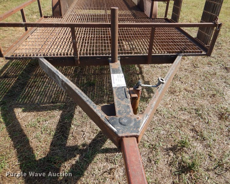 image for item DN5271 Shop built utility trailer