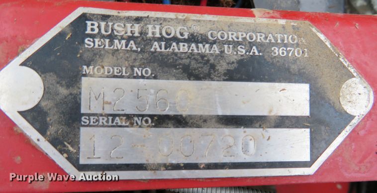 image for item DN7766 Bush Hog M2560  ZTR lawn mower