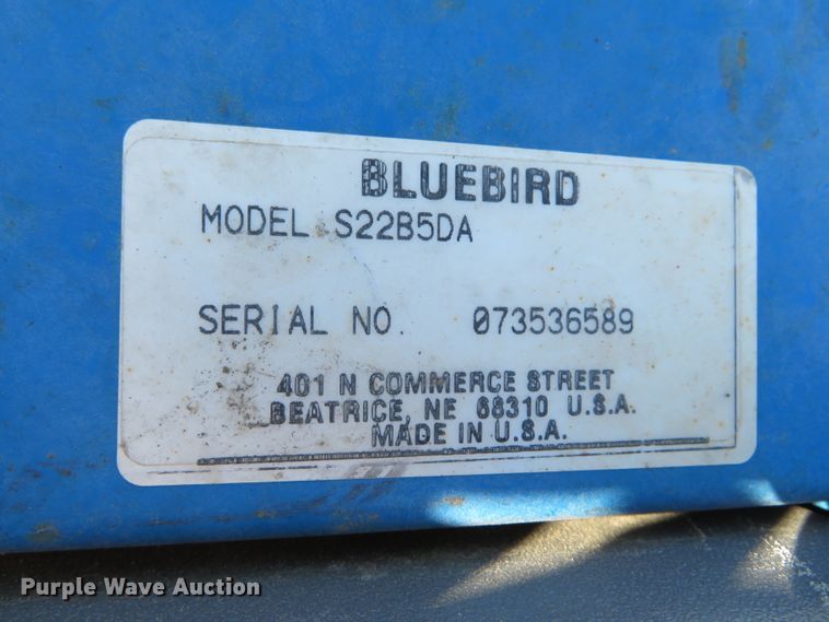 image for item DN7791 Blue Bird S22BD5DA  overseeder