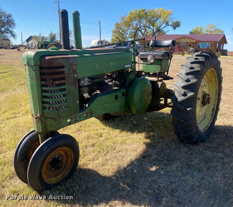 image for item EX9663 1949 John Deere A  tractor