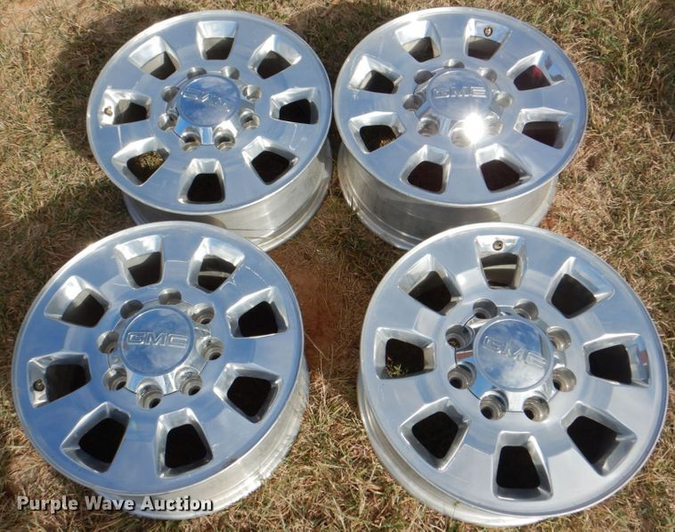 image for item FW9312 (4) GMC pickup truck wheels