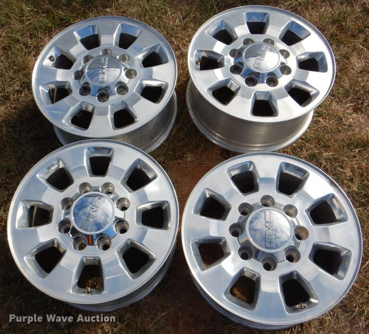 image for item FW9312 (4) GMC pickup truck wheels