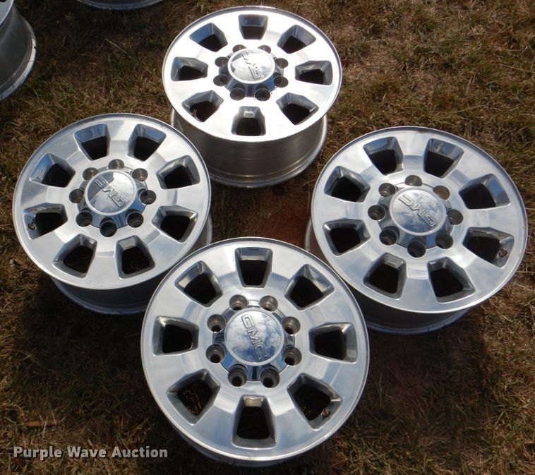 image for item FW9312 (4) GMC pickup truck wheels