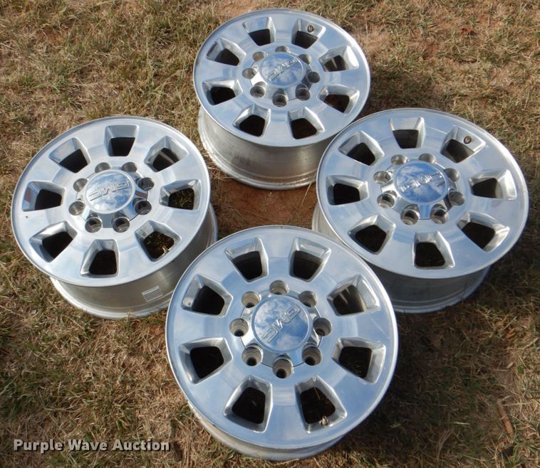 image for item FW9312 (4) GMC pickup truck wheels