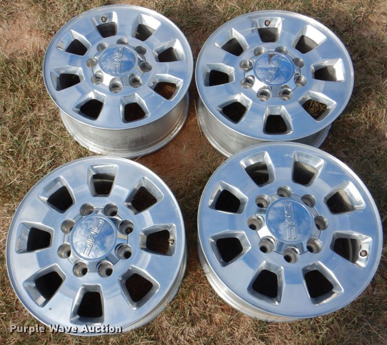 image for item FW9312 (4) GMC pickup truck wheels