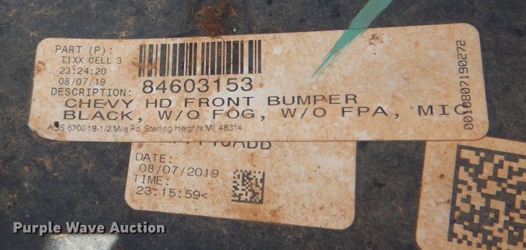 image for item FW9315 Bumper